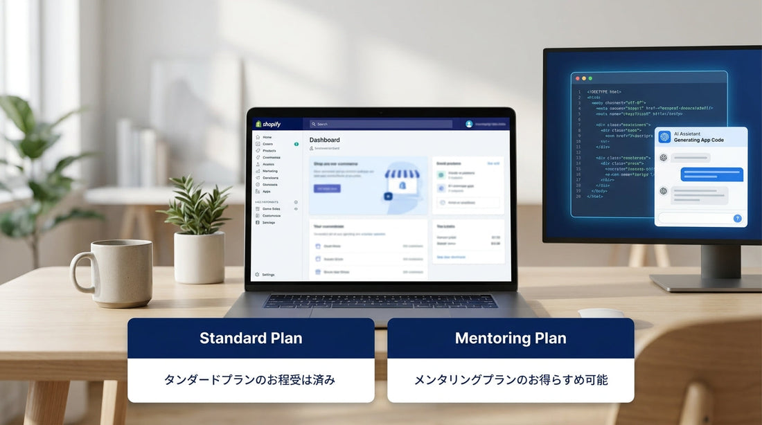 Shopifyアプリ開発スクールの選び方｜AI駆動開発を学ぶ2プラン比較